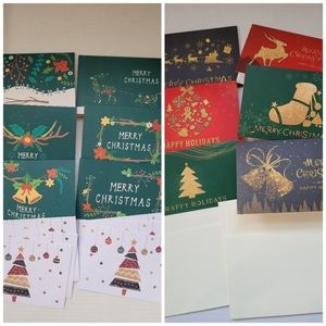 Christmas Cards amd Envelopes - 1 dozen